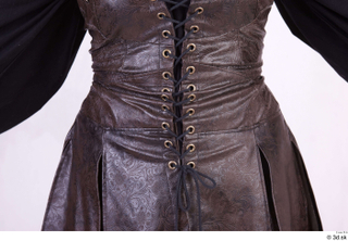  Photos Woman in Historical Dress 74 15th century Historical clothing hip leather vest 0004.jpg